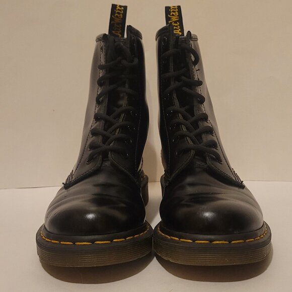 The Original Doc Martens Air Wair 1460 W Black Combat Style Boots US 8 - Picture 7 of 10